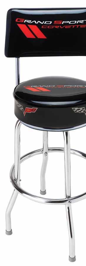 Stool stands 30 high (with back, 44 high) with a