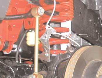 Install the supplied bushings and sleeves into the new sway bar end liks. (See Photo #18) 20.