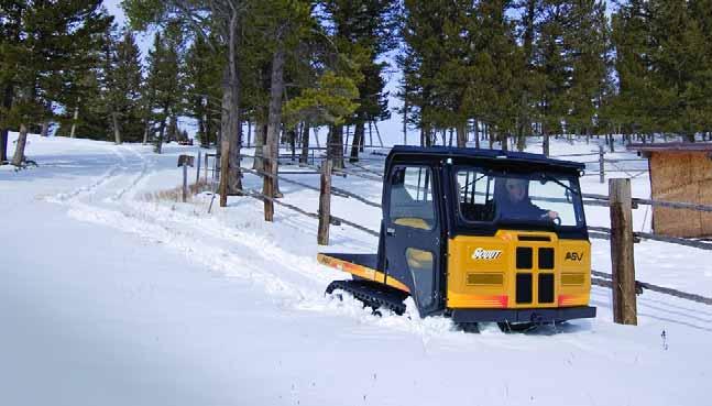 THERE ARE NO BOUNDARIES At home, on a jobsite, working your ranch or grooming trails, the Scout can take you there like no other vehicle.