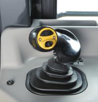 CONTROL FEATURES Palm Command Control System (PCCS) Levers Komatsu s ergonomically-designed PCCS handles create an operating environment with complete operator control.