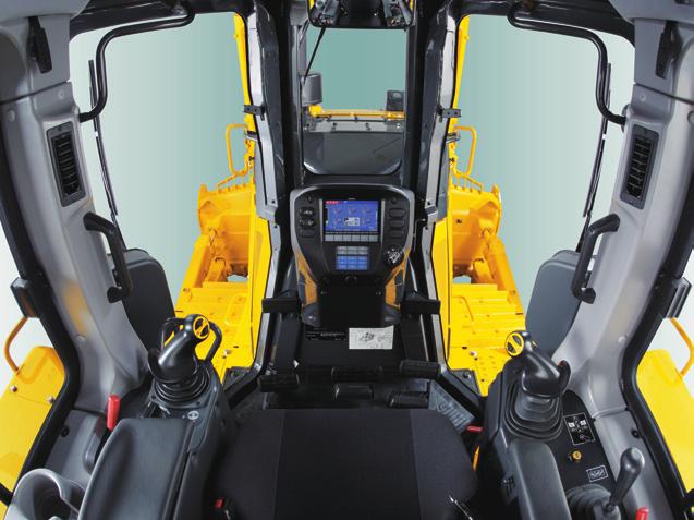 D85EX/PX-18 WORKING ENVIRONMENT Integrated ROPS Cab The D85EX/PX-18 has a strong integrated ROPS cab.