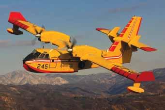 CL-215/ Bombardier 415 Superscooper Type II Airtanker Bell 407 Type III Helicopter 189/233 mph 1300/1621 152 mph Canadair / Bombardier, Canada 180 Pilot and Co-pilot Contracting These aircraft have