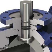 INTERNAL VALVE STOPS The valve stops are internal, which facilitates easy correct actuation stop setting