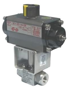 Type: PA2811 Actuator fitted via mounting kit Pneumatic Actuator features: Rack and pinion construction Hard anodised extruded aluminium body Epoxy coated cast aluminium end caps Pre-tensioned spring