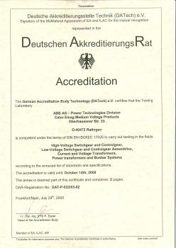 Test Laboratory Complies with UNI CEI EN ISO/IEC 17025 Standards, accredited by an independent organisation.