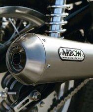 High performance stainless steel 2 into 1 exhaust system developed in conjunction with Arrow Special Parts.