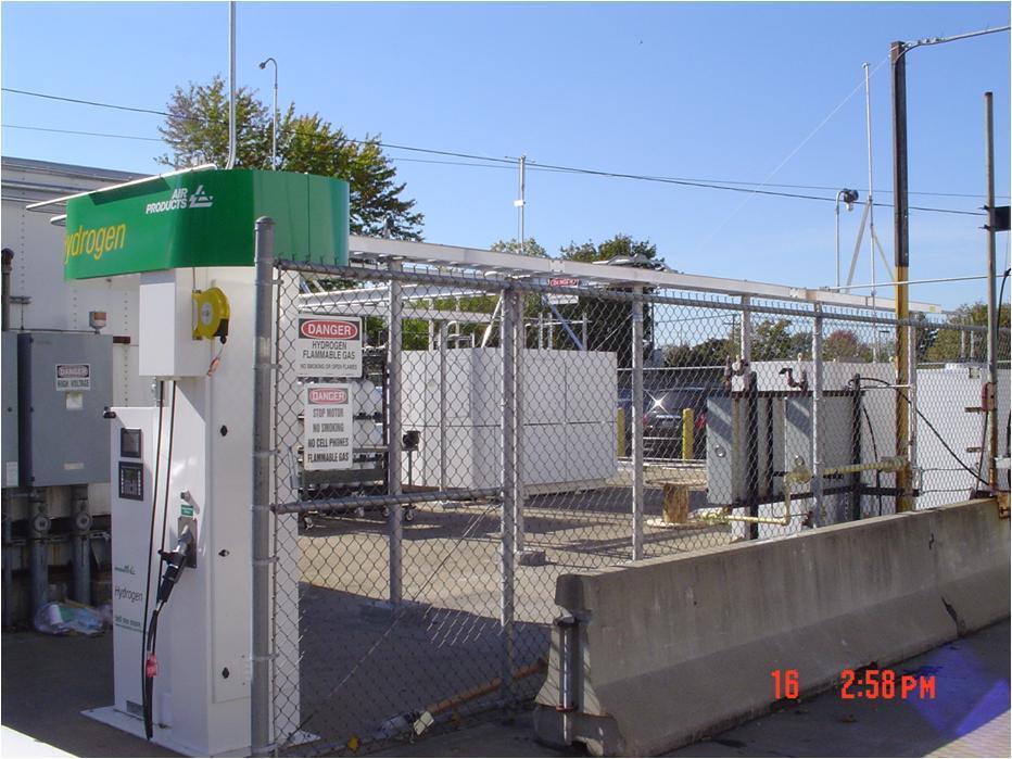 Engineered Systems Hydrogen Refueling Facility Hydrogen Refueling Station Equipment from a formerly operational electrolysis-based hydrogen generation & fueling station (originally installed in