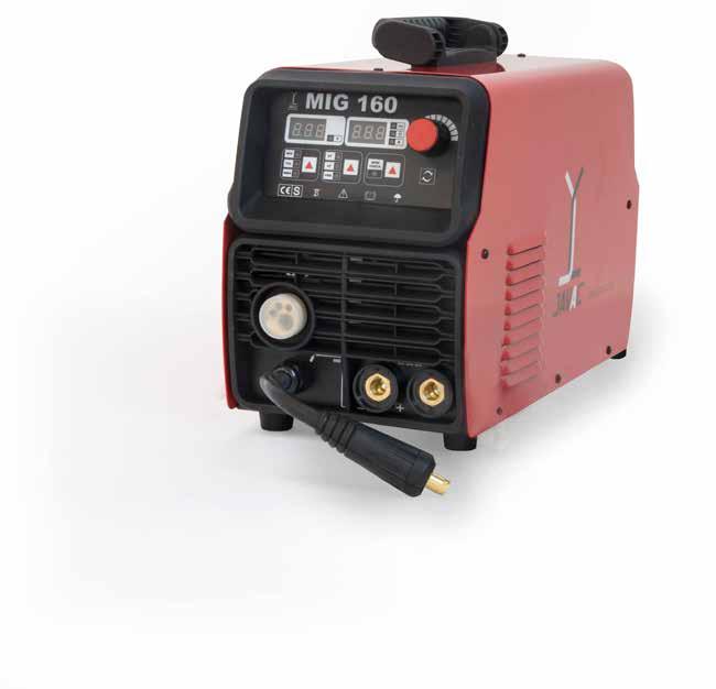 Profi-Line MIG/MAG MIG 160 IGBT The professional solution for repair and handcrafts Extreme light and very powerful MIG/MAG welder with the newest invertertechnology as well as synergie function.