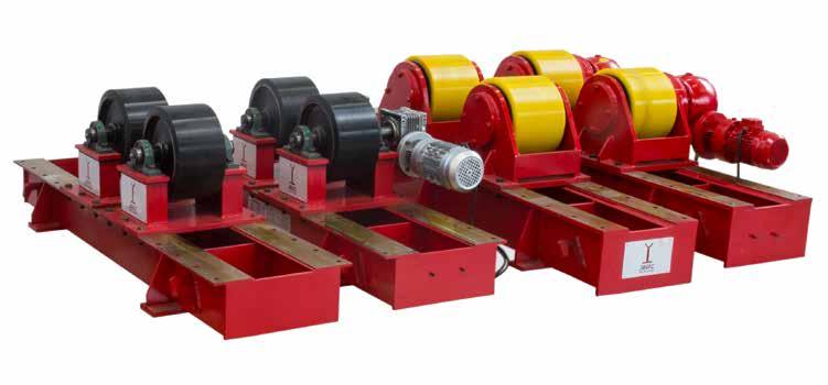 Two synchronously operating motors arrange a continuous rotation with any adjustable speed.