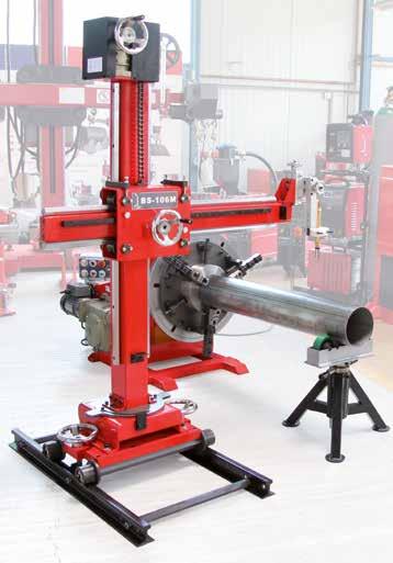 Welding Masts Manually adjustable BS-106 M Vertical movement: 700 mm Horizontal movement: 700 mm Rotating: manually Max. load boom end: 1 30 kg Features Pivotable through 360.