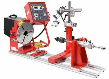 Modular Positioner Systems Welding Positioner PRO 4 Perfectly positioned When choosing a turntable, the turning and tilting moment must be considered by all means.