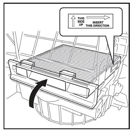 20. Install the air inlet assembly A. Install the air inlet assembly. B. Install the 4 bolts and 1 clip. C.