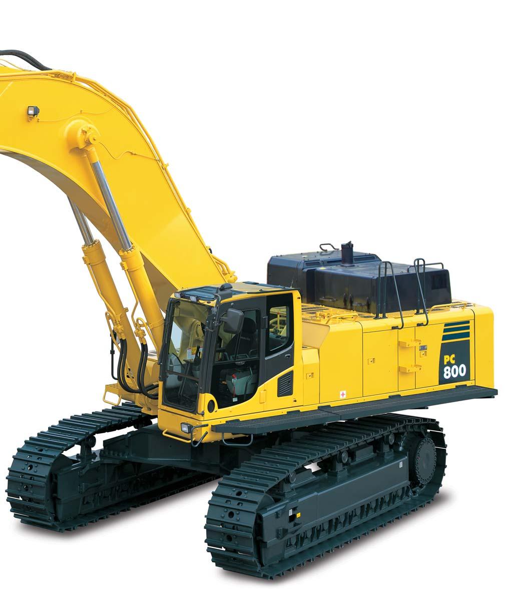 Ecology and Economy Features HYDRAULIC EXCAVATOR Low Emission Engine A powerful, turbocharged and air-to-air aftercooled Komatsu SA