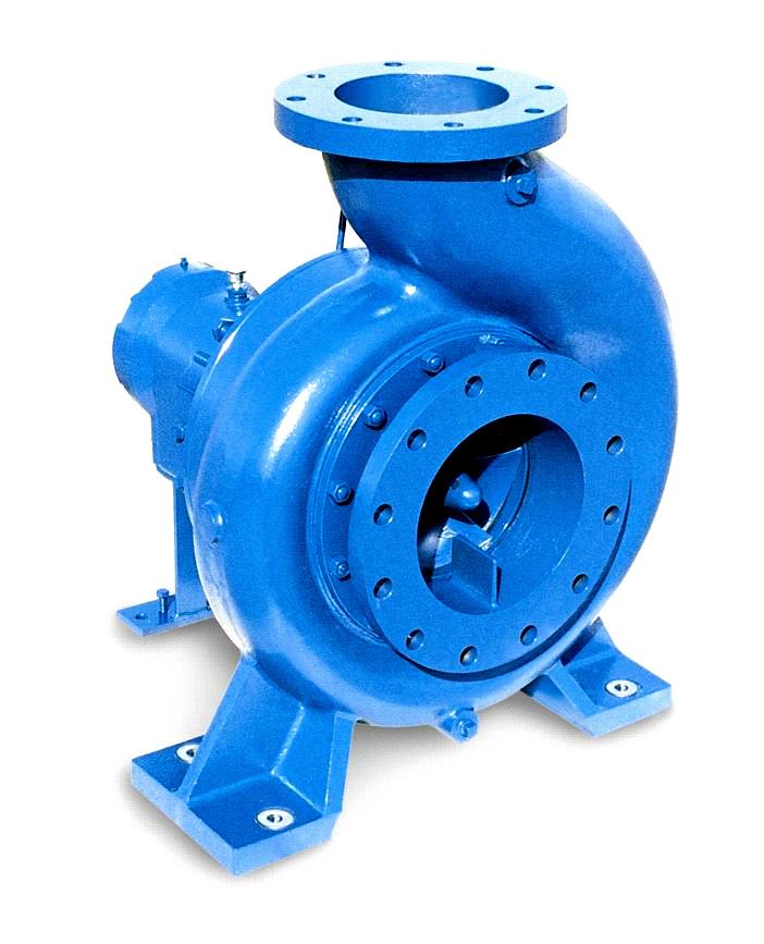 3.0 A Typical ETA Series Specification - (Options in parentheses) Each pump shall be a horizontal, end suction, frame mounted centrifugal unit capable of developing (9,500) US GPM at a total head of