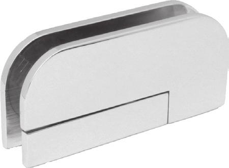 ALUMINUM PIVOT HINGE DOORS Standard Features ON GAP MODELS Aluminum top and bottom pivot hinges Aluminum round designer header and base where indicated (not required on GAPW models) Frameless 3/8