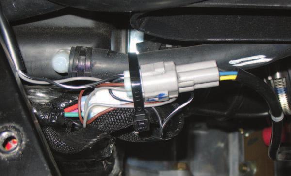 FIG.D 7 Plug the connectors from the PCV in-line of the stock TPS connector and wiring harness