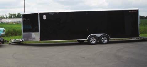 75" from floor 8'6" WIDE TANDEM AXLE ENCLOSED TRAILERS AER816TA AER818TA AER820TA AER822TA AER824TA 102" X 280" 102" X 304" 102" X 328" 102" X 352"