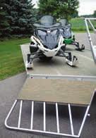 5/16" 5/8" Marine Tech Plywood Ramp 54"W x 72"L 54"W X 72"L Optional Optional Recessed tie rings Spare tire Spare