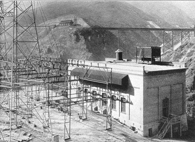 Page 49 Bingham Sub-Station and Switch Rack, Serving Utah Copper Company and Other