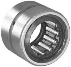 Needle Bearings HJ-RS / HJ-2RS Bearing Designation Dimensions Load Ratings One Seal Two Seals Shaft Diameter Fw D C/B rs min Basic Dynamic C lbf Basic Static C0 Limiting Speed RPM Mass Approx.