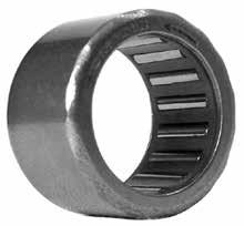 Drawn Cup Clutch Bearings Series-550 RC RCB RC Unit No. Shaft Diameter Bore (inch) Outer Diameter (inch) Stainless Spring Integral Spring F D B Width (inch) Torque Rating (in-lbf) Minimum O.D. of Steel Housing for rated torque Overrun Limiting Speed for Rotating Shaft Suitable Drawn Cup Bearing Weight - RC 02 /8 0.