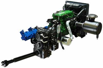 Thus the available engine power is used for what it is intended. Smart programming makes it drive and lift optimally at the same time.