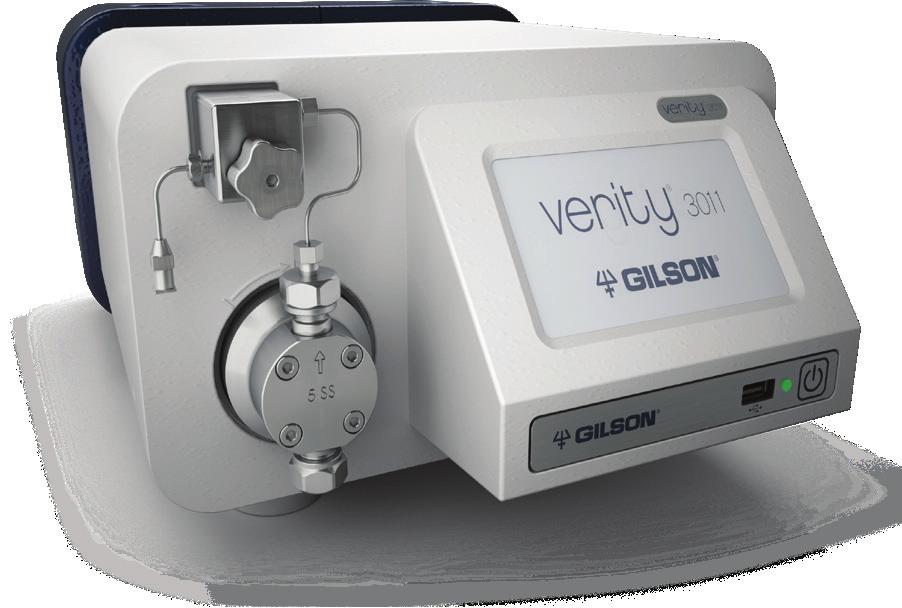 VERITY 3011 Isocratic Pump: Consistent and Reproducible Pump Performance TECHNICAL NOTE TN211 GILSON APPLICATIONS LABORATORIES INTRODUCTION The VERITY 3011 Isocratic Pump offers accurate flow rates