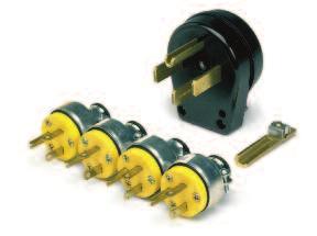 Provides four 120V plugs rated at the engine-driven welder roof. 6-pin plug connection).