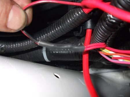 Make sure to leave enough room to strip and splice, and cut this/these wires.