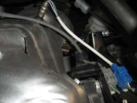 3. VSS: Locate the area center of the engine compartment between motor