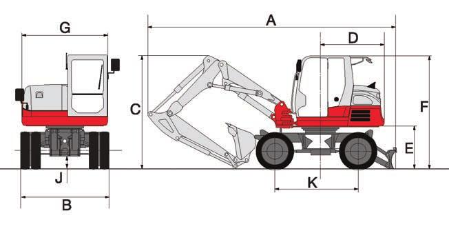 2,335 mm 2,335 mm C Overall Height 2-Piece Boom 3,000 mm 3,000 mm Mono-Boom 3,020 mm 3,020 mm D Slew Radius 1,690 mm