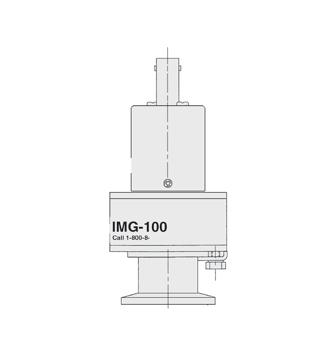 Agilent IMG-100 Inverted Magnetron Gauge Vacuum Measurement SHV Connector Ø 50.29 (1.98) 106.17 (4.18) 85.85 (3.38) Dimensions: millimeters (inches) Flange Type See Model No.