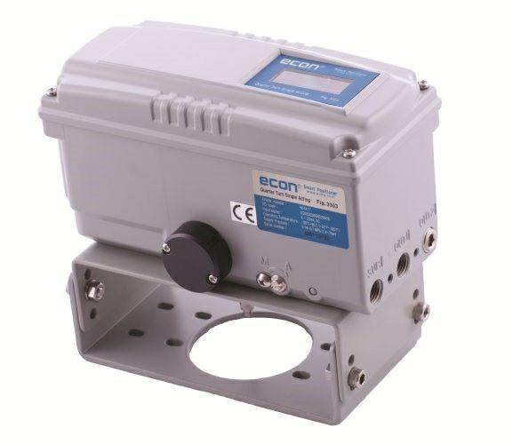 Fig. 3303 Single-Acting Rotary Smart Positioner Order Information Model No. EC03303RSN52000S Econ series 3300 Smart Positioner for quarter turn actuators in single acting version.