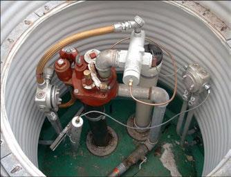 Double-wlled piping systems re designed so tht leks in the piping will flow bck to the tnk top sump or the dispenser sump. Figure 3.