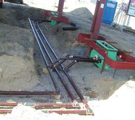 The piping my be fitted with metl connectors nd, s long s ny metl components re not in direct contct with soil, meets corrosion protection requirements without dditionl equipment, opertion or