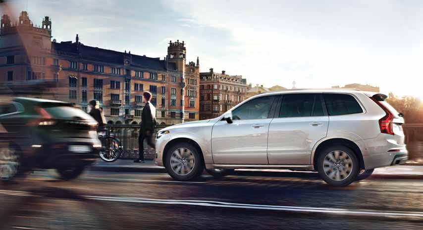 10 VOLVO XC90 INTELLISAFE CITY SAFETY Your proactive partner on the road With advanced pro-active safety technology we add extra power to your senses and enhance the confident feeling of being in