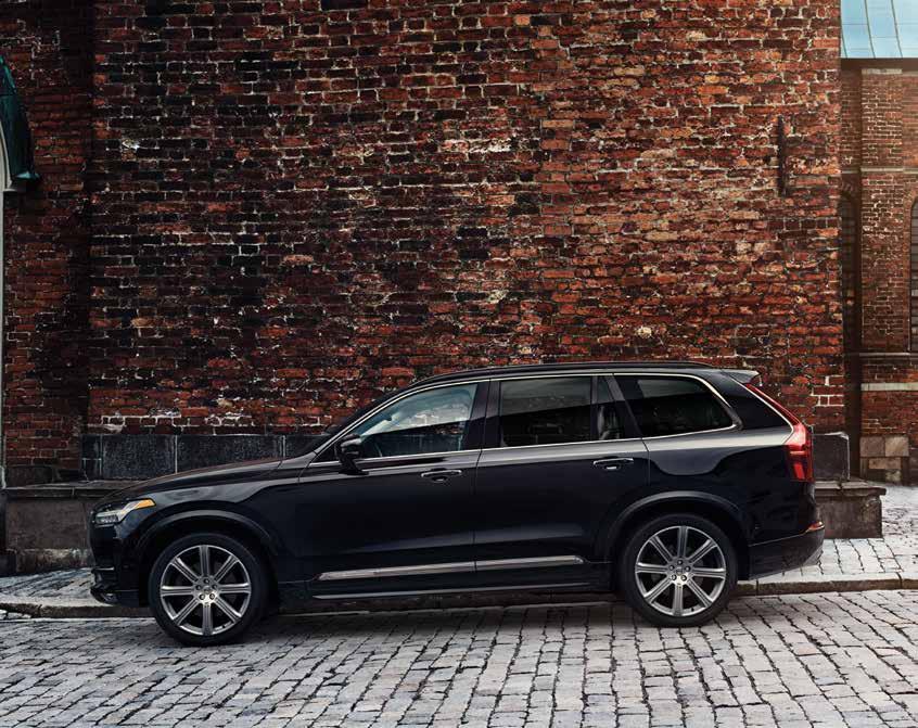 16 VOLVO XC90 T5 AWD Momentum Onyx Black 19" 10-Spoke Turbine, Silver Alloy Wheels CHASSIS ADVANCED CHASSIS Firm control with a velvet touch The XC90 also incorporates our very latest electronic