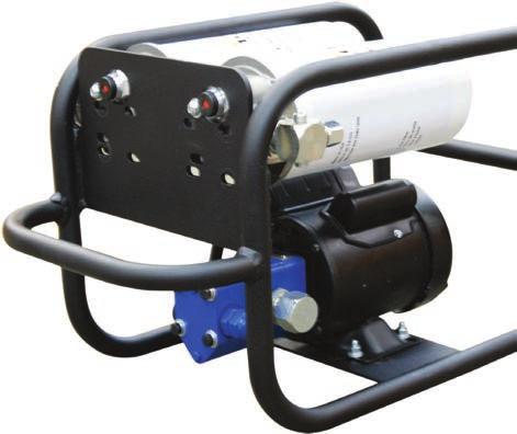 Clear PVC, steel reinforced suction & discharge hoses Power Switch: On/Off Toggle Switch Filter Indicators: Pop-up differential indicators trigger at 50 psid Pump Relief: Opens at 150psi Weight: