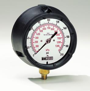 PROCESS PRESSURE GAUGES The 41/2" Process Gauge is designed for those severe service applications where operator safety is a factor.