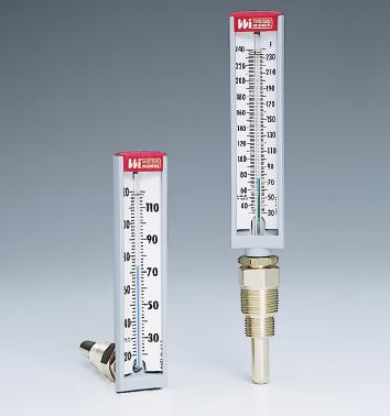 SIX INCH INDUSTRIAL THERMOMETERS The Weiss 6" Navy Class Thermometer is compactly designed, ruggedly constructed and has excellent readability.