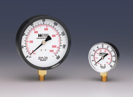 TRADE LINE PRESSURE GAUGES Weiss TL Gauges are intended for general service conditions, for pressure or vacuum on air, oil, water, gas or other mediums that do not attack brass.