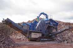 MOBICAT mc 125 15 Ideally suited for the initial crushing stage: The MC 125 processes lumps of rock up to a feed size of 1,200 x 900 mm.