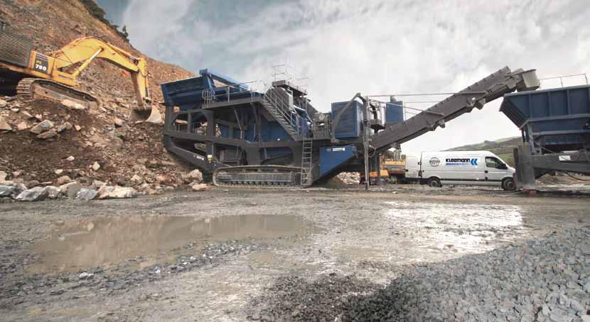 QUARRY LINE MOBICAT MC 140 When it comes to high annual production quantities and large feed sizes of up to 1300 x 1000 mm, the MOBICAT MC 140 is the plant you need.