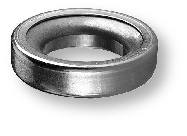 500 Series Single Row Unground Combination Radial and Thrust Bearings (con t) ANGULAR CONTACT UNGROUN BEARING EASY TO USE INCH IMENSIONS MOERATE LOAS MAX SPEE RANGE - 1000-1200 RPM HARENE RINGS FULL