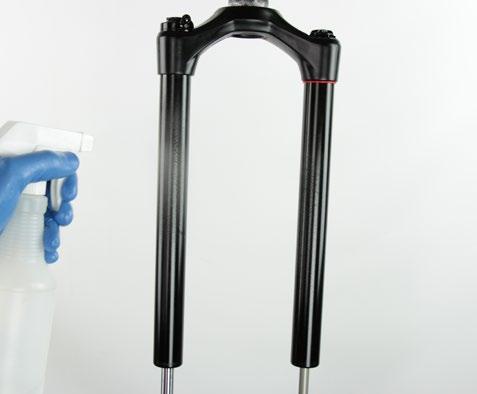 Lower Leg Assembly 50/200 Hour Service Lower Leg Installation 1 Clean the