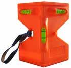 post, pole or stringer Fluorescent easy-to-see orange (model 175 is grey) Stud Finder Plus MODEL 160 Durable molded body
