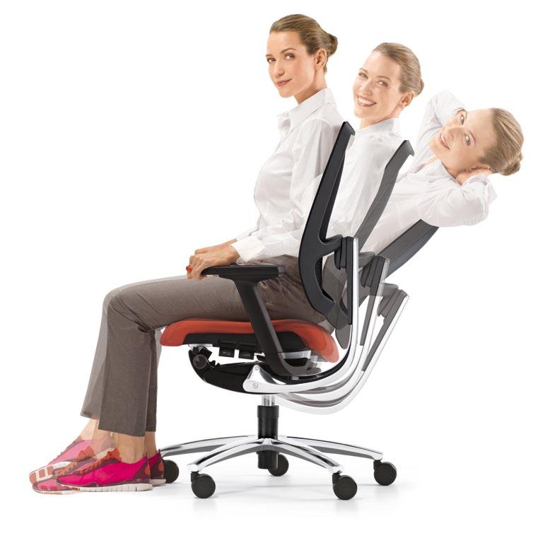 Life is movement. Better sitting is too. Sedus swing up was deveoped in a scientific cooperation with the TU Munich.