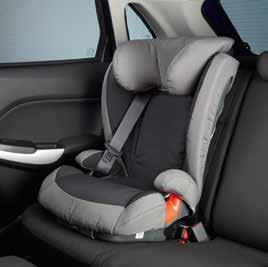 Its perfectly routed 3-point seat belt installation plus additional fastening to the ISOFIX anchorage fastening points ensure maximum stability and safety.