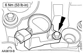 Remove the throttle body and adapter as an