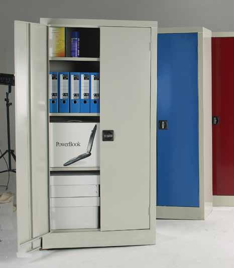 Workplace Cupboards These general workplace cupboards and cabinets bring a combination of storage, mobility and security to the workplace. A weld and rivet construction provides all-round robustness.